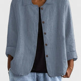 Jenůfa – Lehký klasický svetřík z 100% bavlny. vhodný do každého počasí