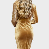 Brisa – Glamourní maxi šaty s draped efektem