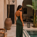 Olivia | Elegantní Zelené Šaty