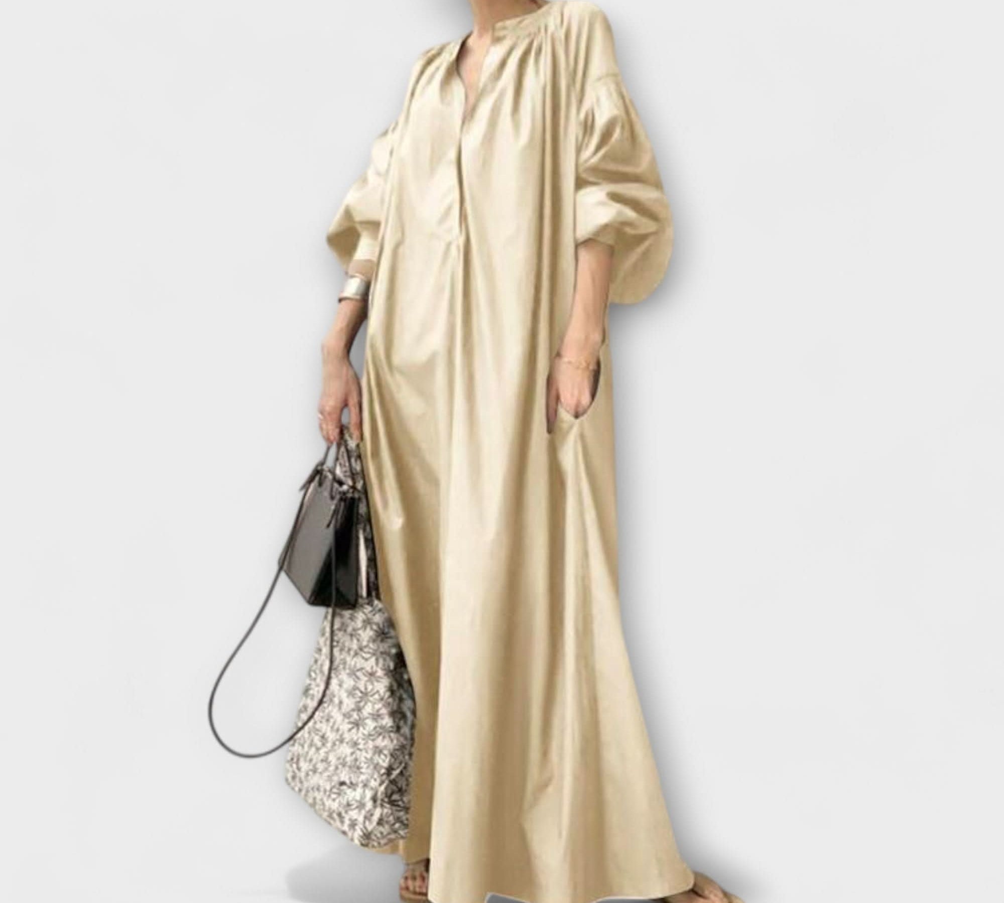 Gerhilde – Elegantní Midi Šaty