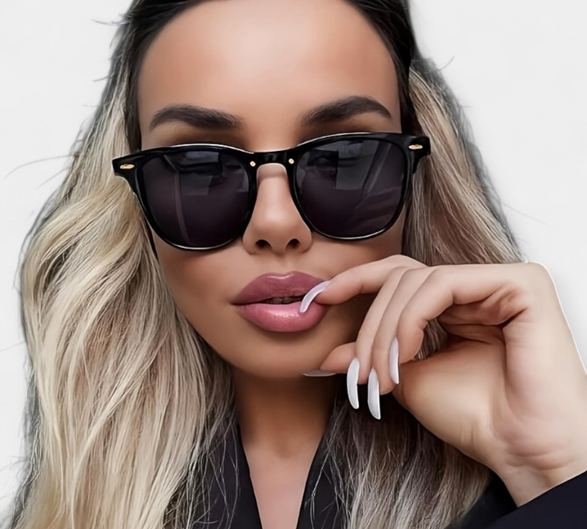 Anna Elegantní Kulaté Sluneční Brýle Minimalistické