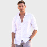 Leonard – Letní casual lněná košile