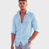 Leonard – Letní casual lněná košile