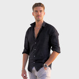 Leonard – Letní casual lněná košile