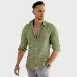 Leonard – Letní casual lněná košile