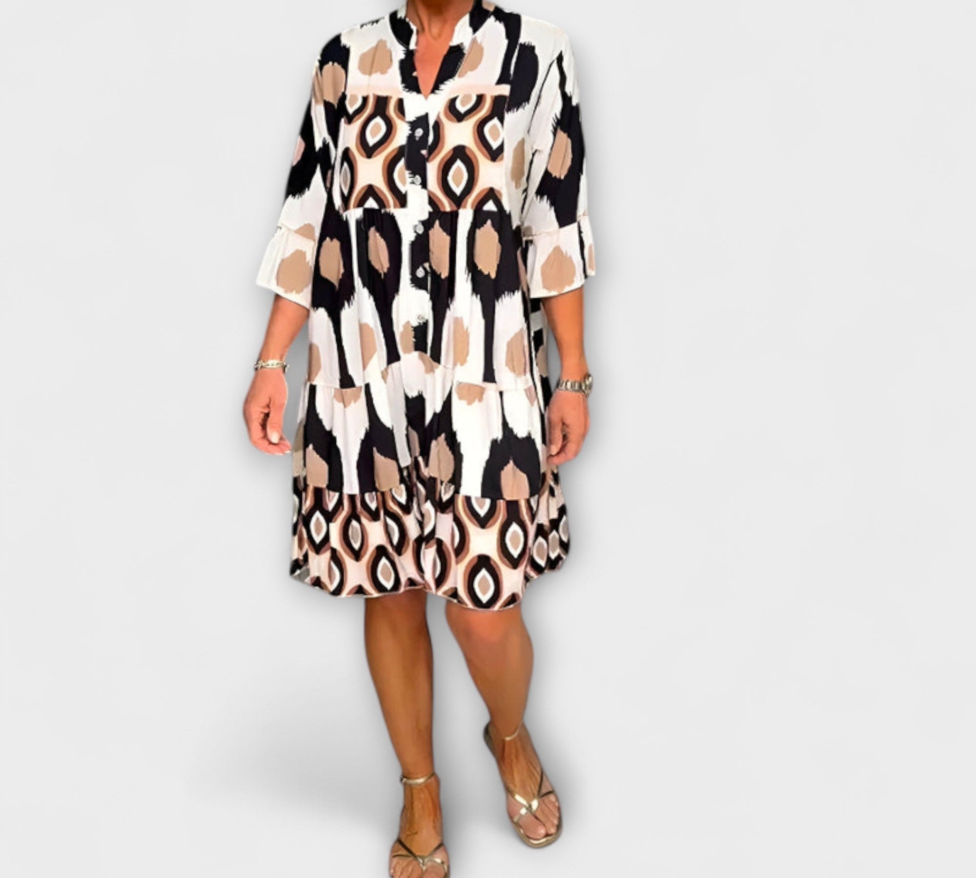 Lavira - Chic Midi Šaty
