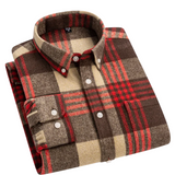 Gaspar - Camisa de Flanela Masculina com Estampa