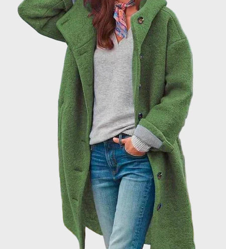 Lubomíra – Elegantní dlouhý kabát pro chladné dny