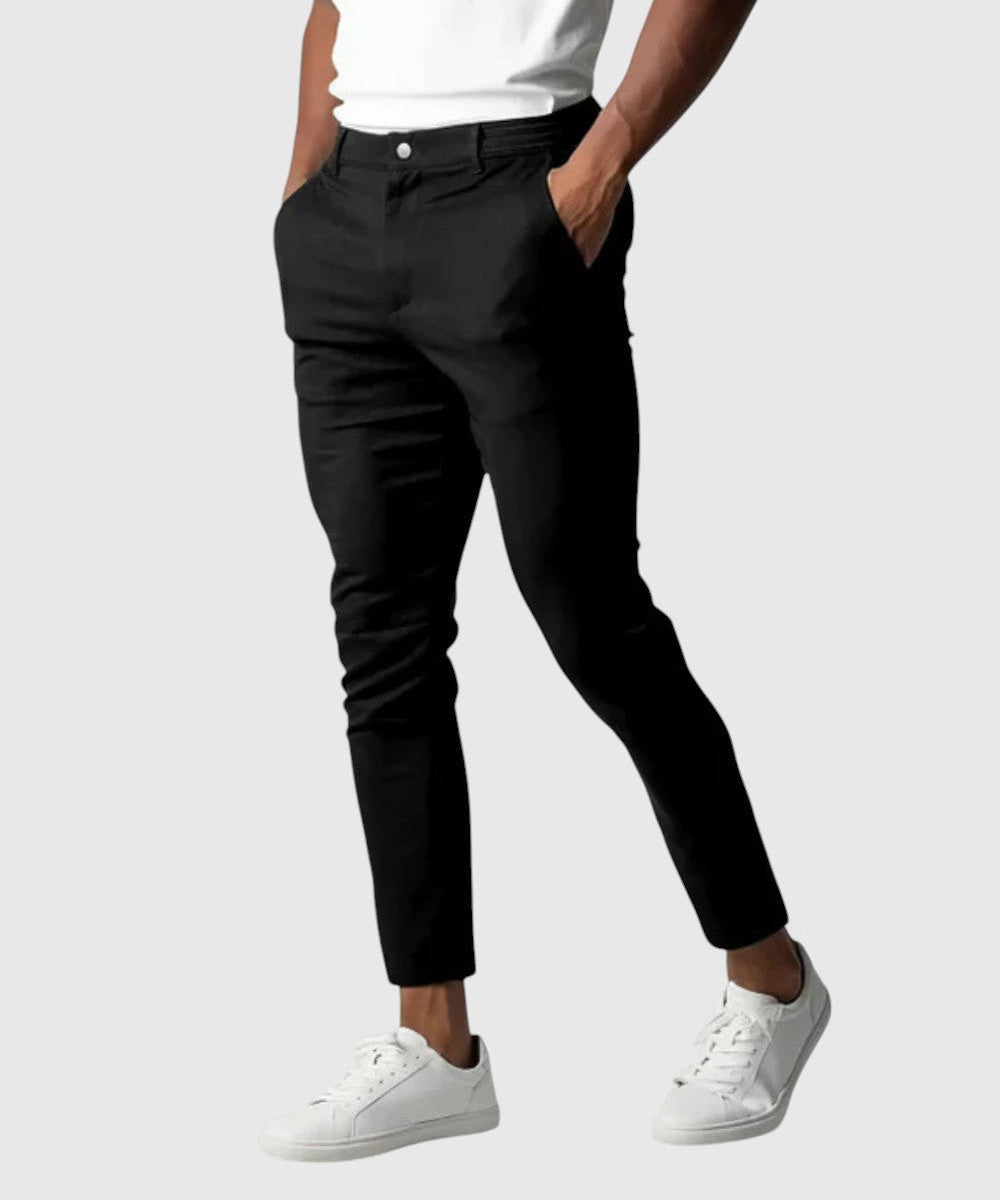 Libuše- Kalhoty Elio Stretch z bavlny