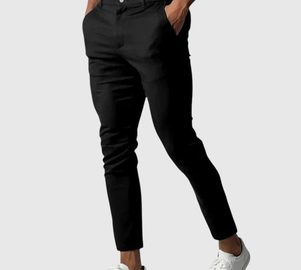 Libuše- Kalhoty Elio Stretch z bavlny