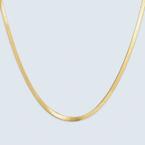 Eva Elegantní Hadí Kovový Náhrdelník Minimalistický
