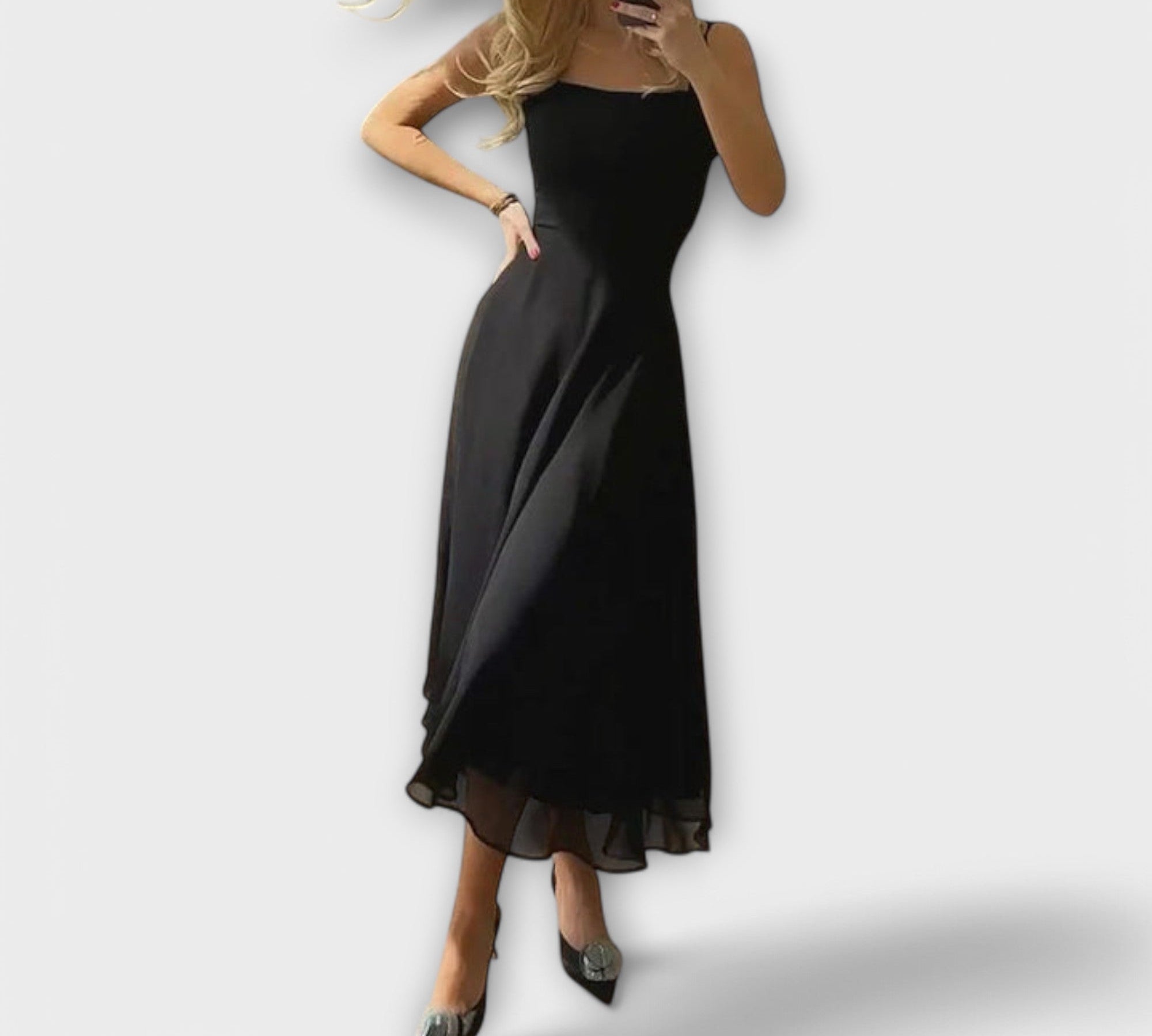 Elegantní Šaty Bez Rukávů