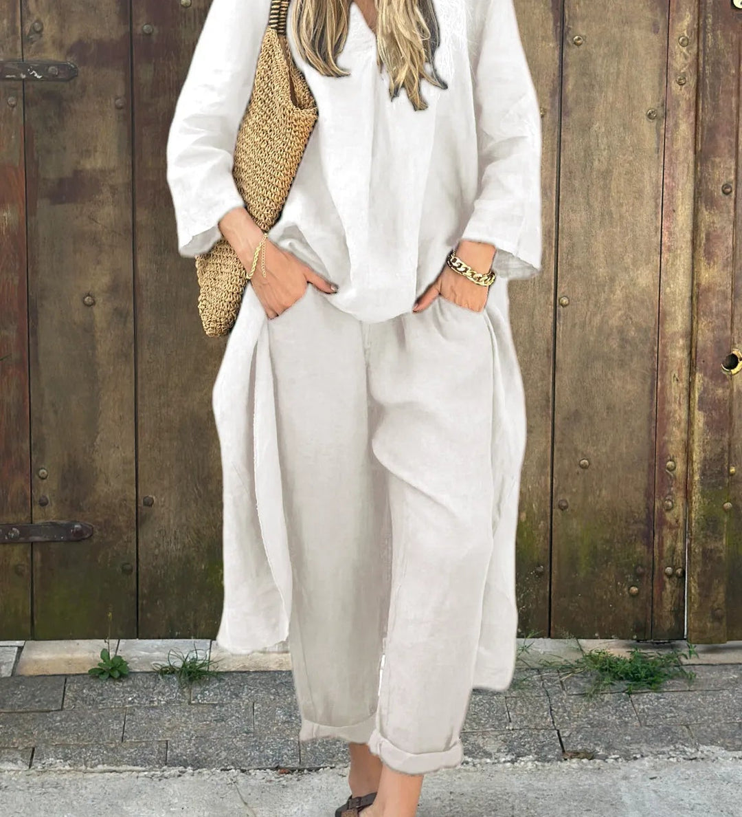 Ivona – Elegantní a prodyšný dvoudílný set z prvotřídního materiálu