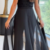 Luna – Elegantní a stylový bezrukávový overal pro každou příležitost
