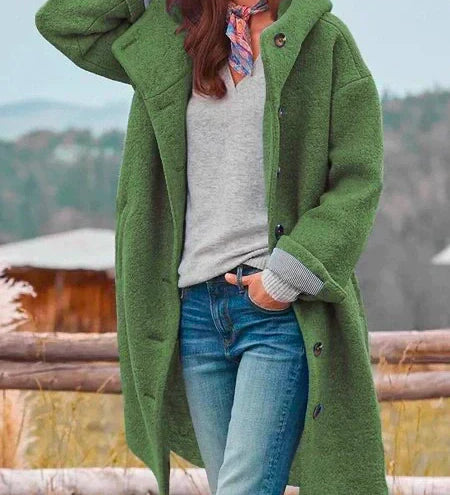 Janela – Elegantní zimní plášť. stylový a teplý kousek na zimu