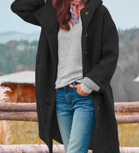 Janela – Elegantní zimní plášť. stylový a teplý kousek na zimu