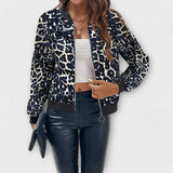 Rachel - Elegantní kabát v leopardím printu