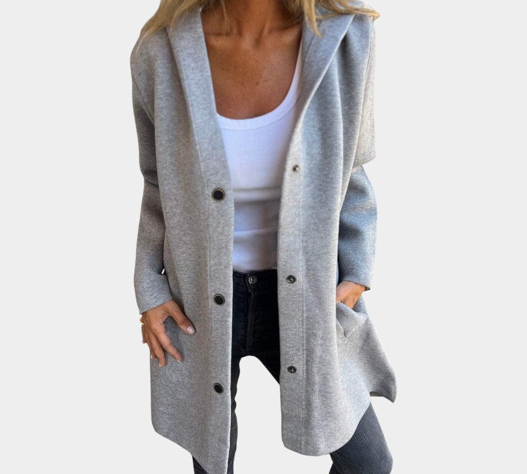 Caroline - Příjemná bunda na knoflíky