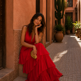 Vestido Manila en rojo