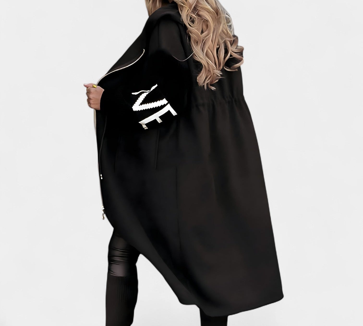 Jana – Kabátový cardigan s kapucí