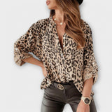 Lucie - Moderní blůza s leopardím potiskem