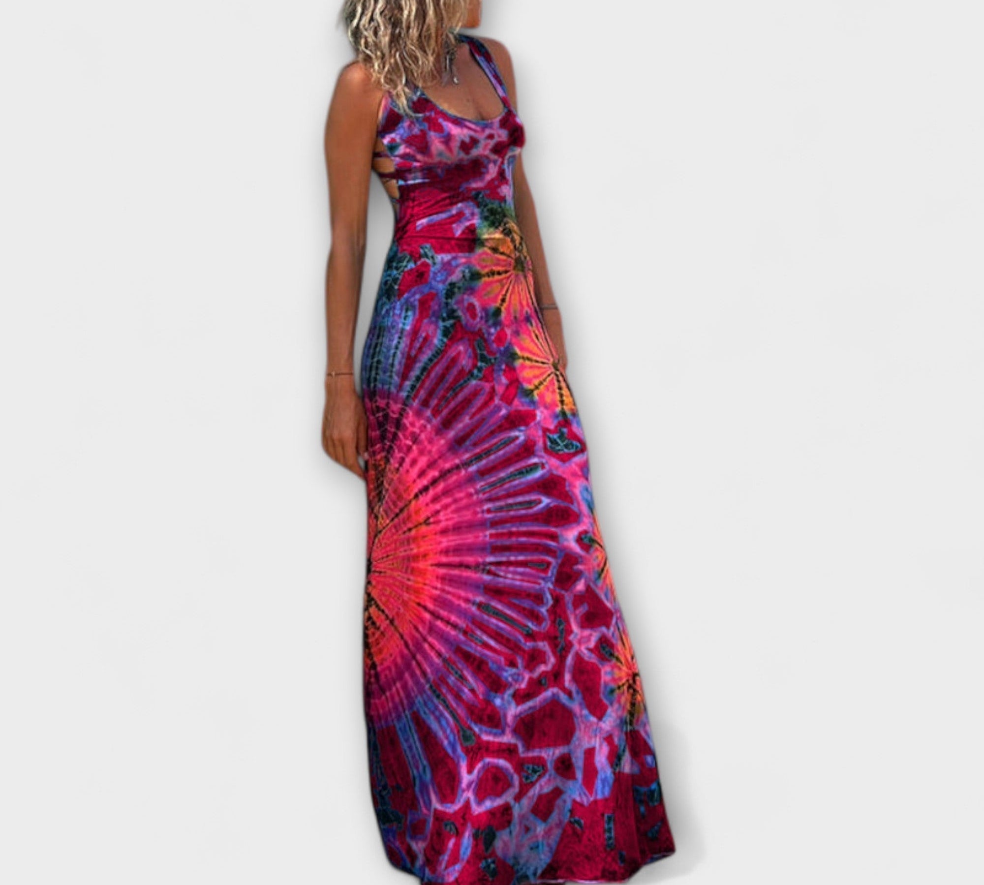 Ronja - La Bamba Tie-Dye Print Maxi Šaty