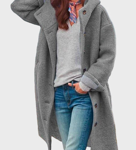 Lubomíra – Elegantní dlouhý kabát pro chladné dny