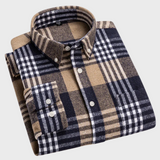Gaspar - Camisa de Flanela Masculina com Estampa