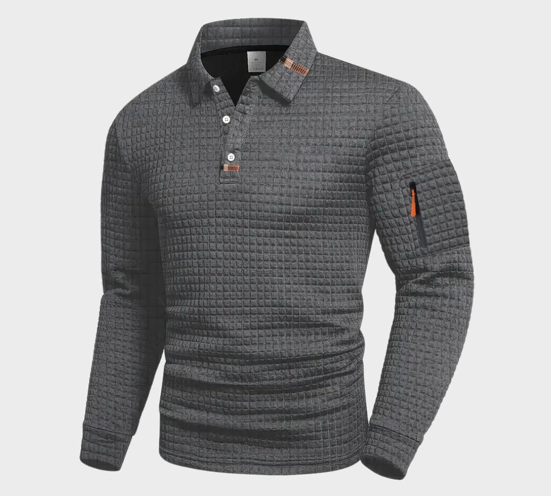 Bernard - Moderní prošívaný casual svetr