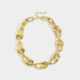 Elegantní kovový choker