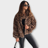 Eleonora - Kabát v leopardím printu