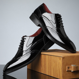 Dominik – Vintage brogue boty s křídlovou špičkou