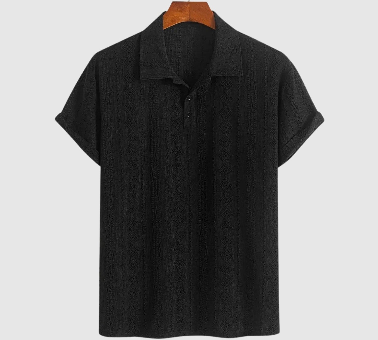 Libuše – Jemné pletené polo s texturovaným designem