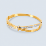 Eva Sofistikovaná Pulsera Minimalista Nerezová Stylová