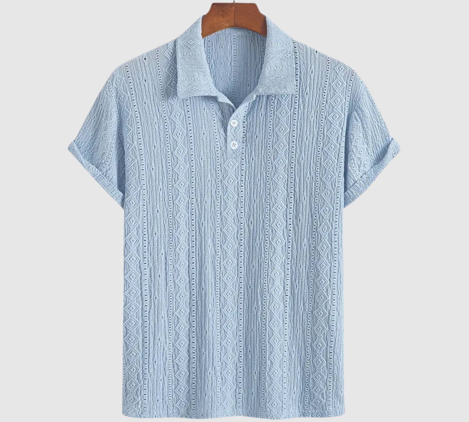 Libuše – Jemné pletené polo s texturovaným designem