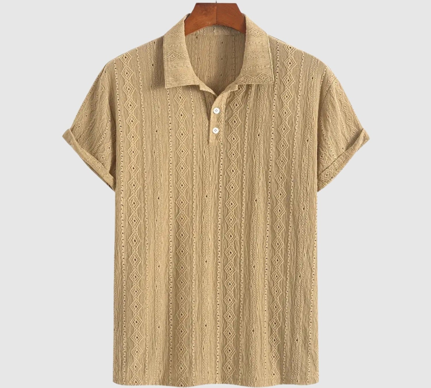 Libuše – Jemné pletené polo s texturovaným designem
