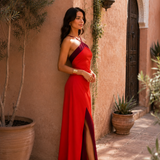 Vestido Oasis en rojo