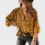 Lucie - Moderní blůza s leopardím potiskem