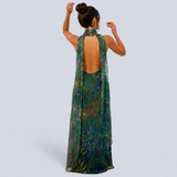 Maisie - Monet Iris Print Maxi Dress