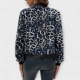 Rachel - Elegantní kabát v leopardím printu
