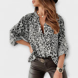 Lucie - Moderní blůza s leopardím potiskem