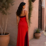 Vestido Oasis en rojo