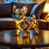 Lampa Shine pro francouzského buldočka