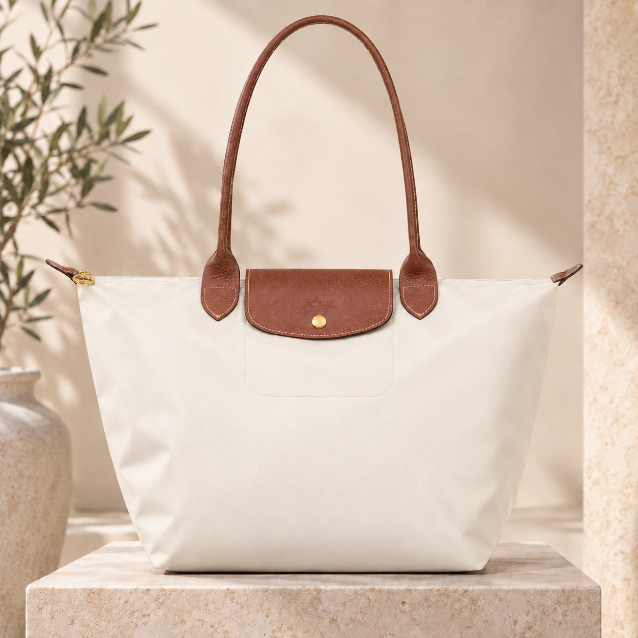 Longchamp - Grande Tote Le Pliage, Papír