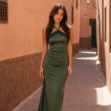 Olivia | Elegantní Zelené Šaty