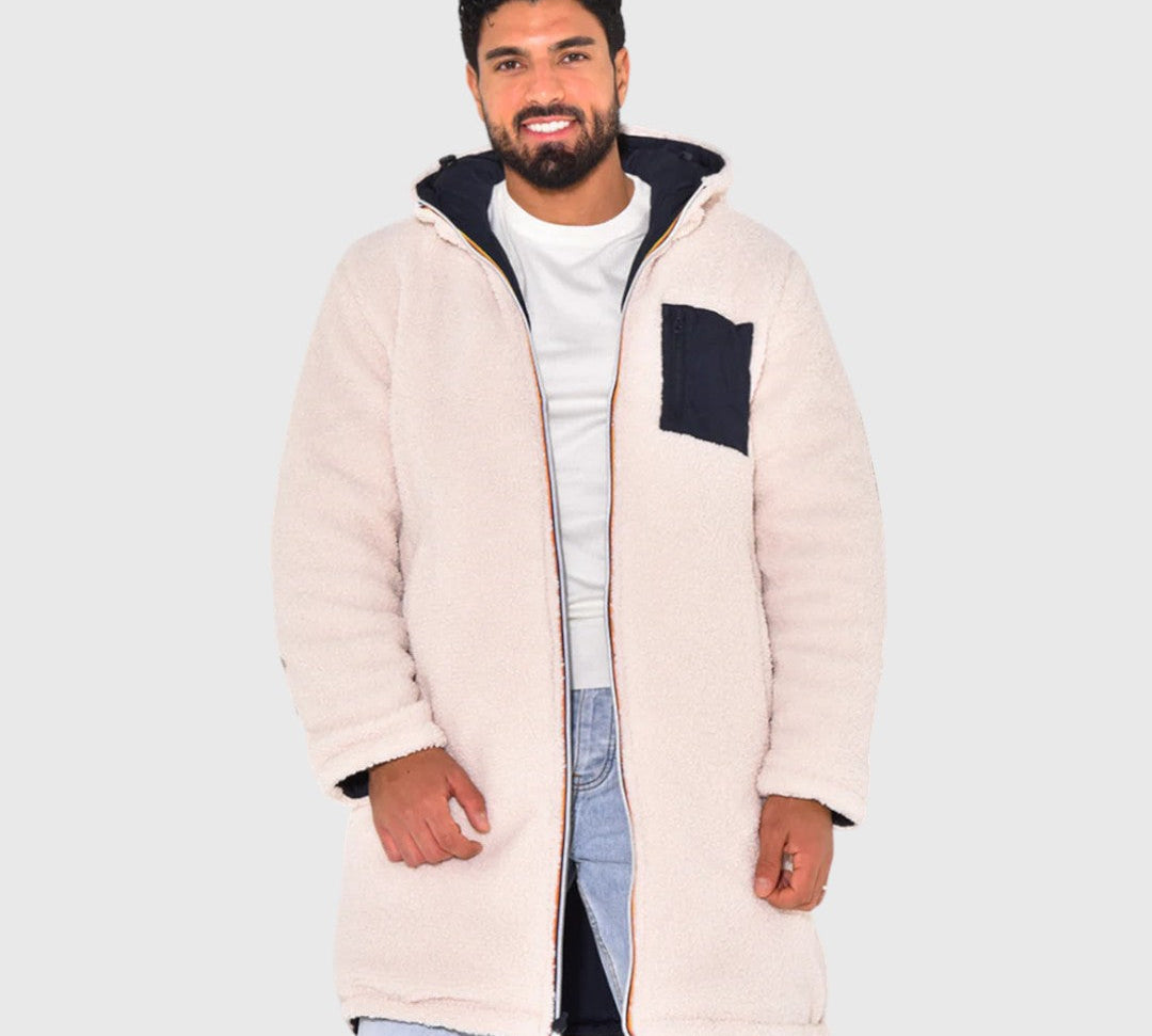 LEON Teddy-Fleece Kapuzenjacke pro muže – Teplá a Lehká