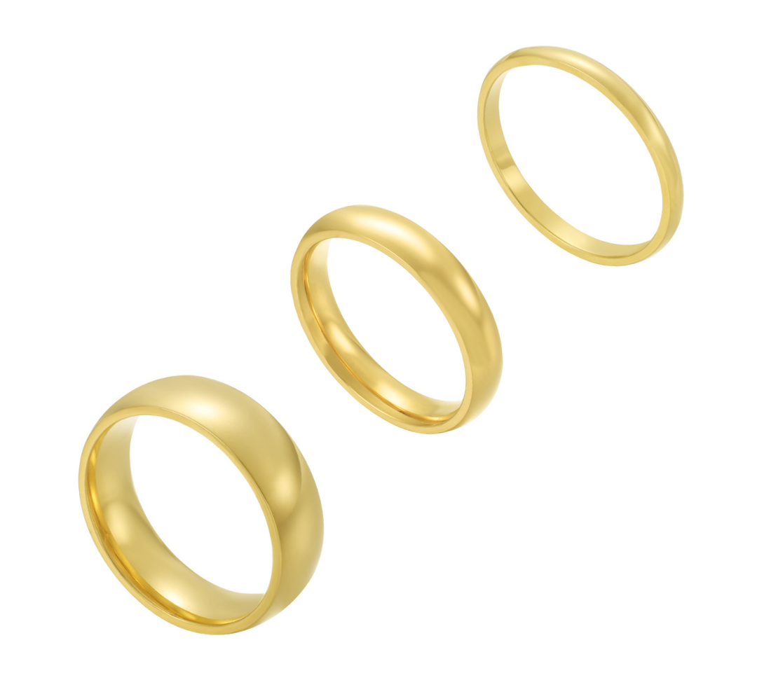 Adéla Elegantní Prsten Každodenní Minimalistické Nosení