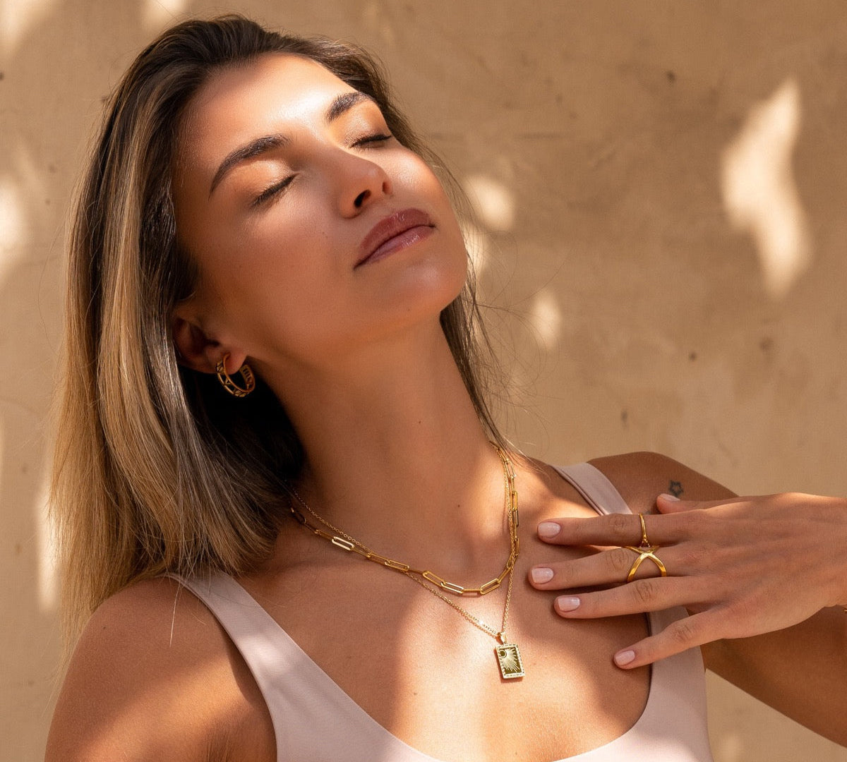 Eva Elegantní Minimalistický Přívěsek Každodenní Univerzální