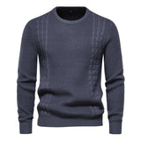 Drechsler – Pletený casual teplý pánský svetr