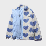 Vlasta - Reversibilní kabát se srdíčky